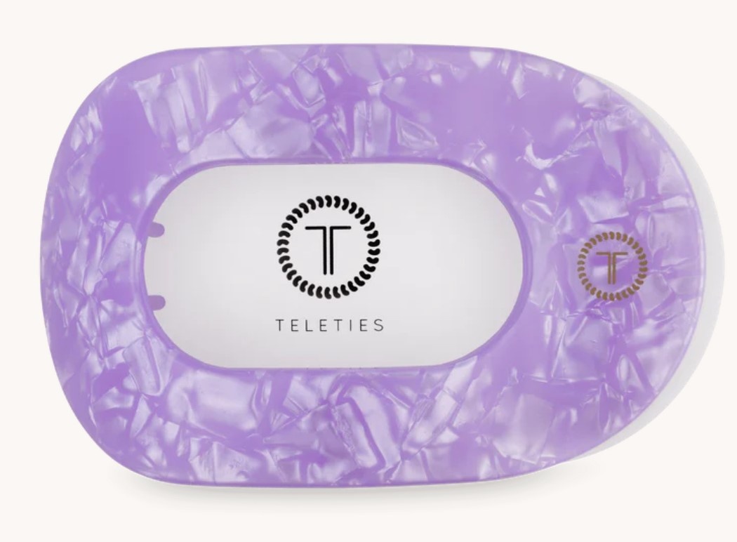 Teleties Large Flat Round Hair Clip