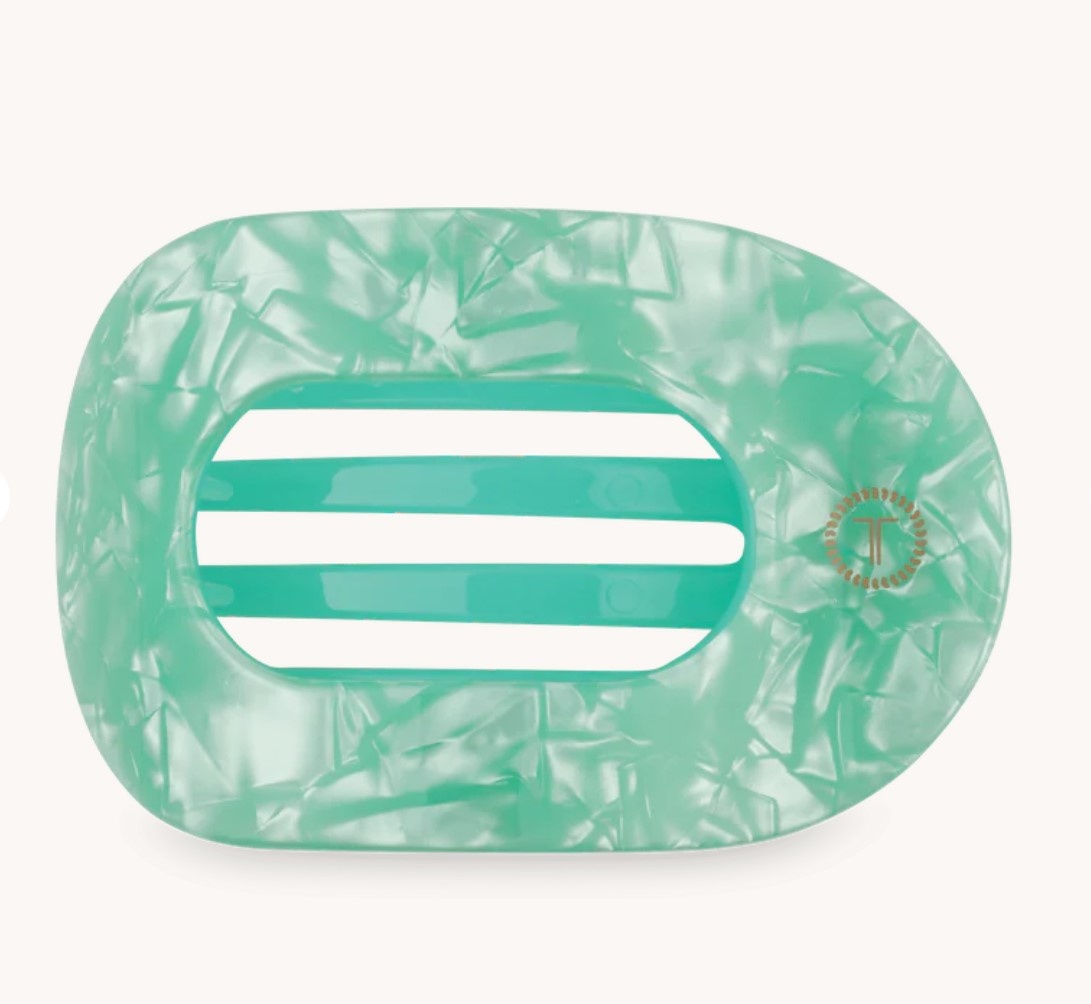 Teleties Large Flat Round Hair Clip