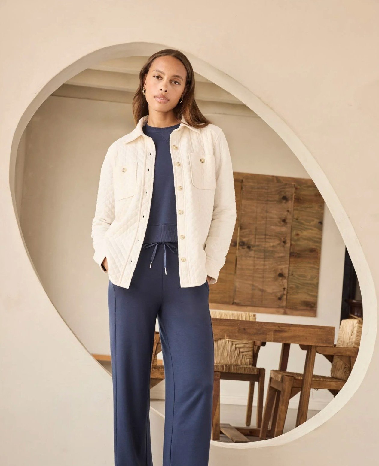 Travis Mathew Cloud Terry Wide Leg Pant