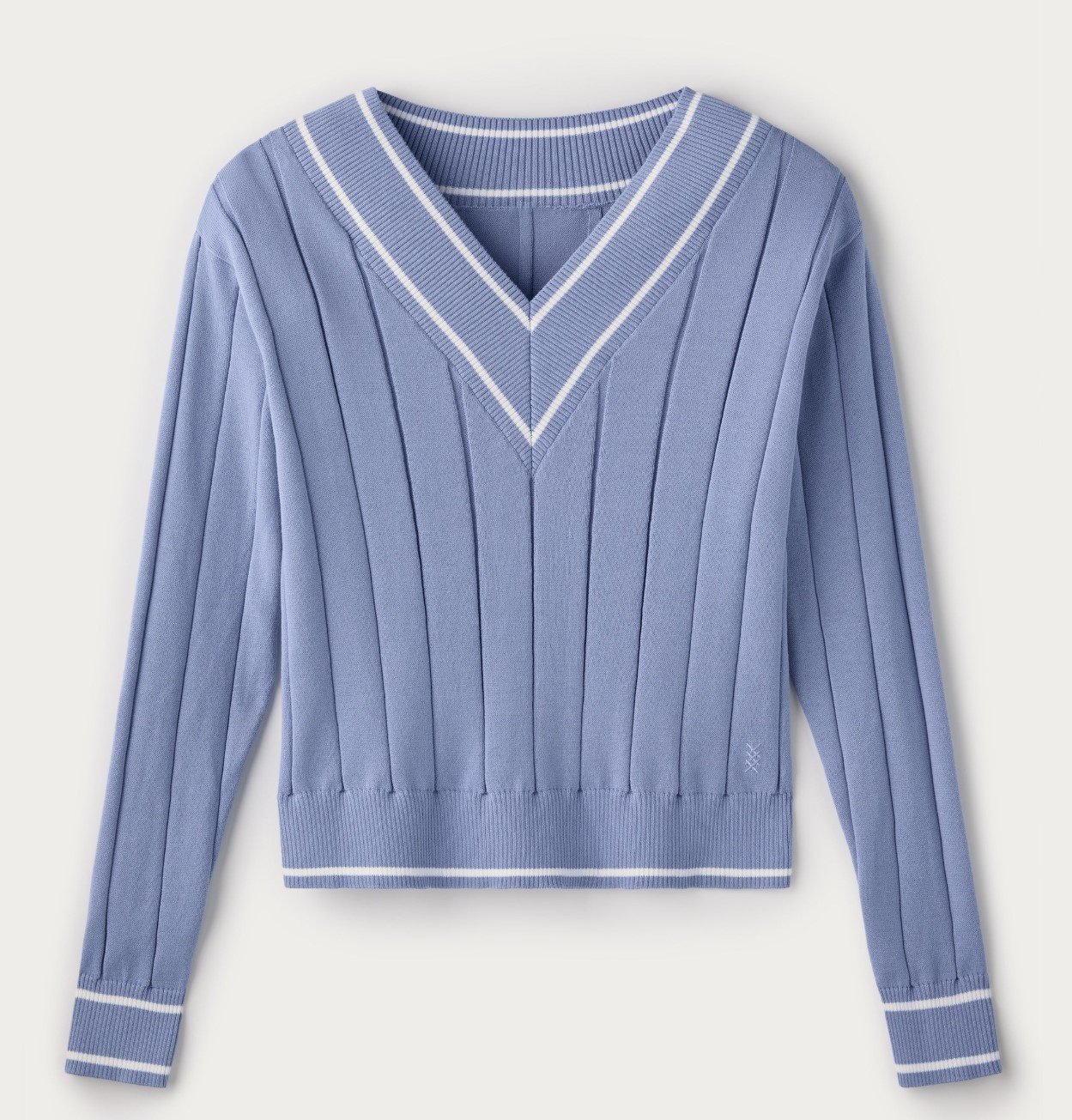 Rhone Varsity Cable Knit Sweater