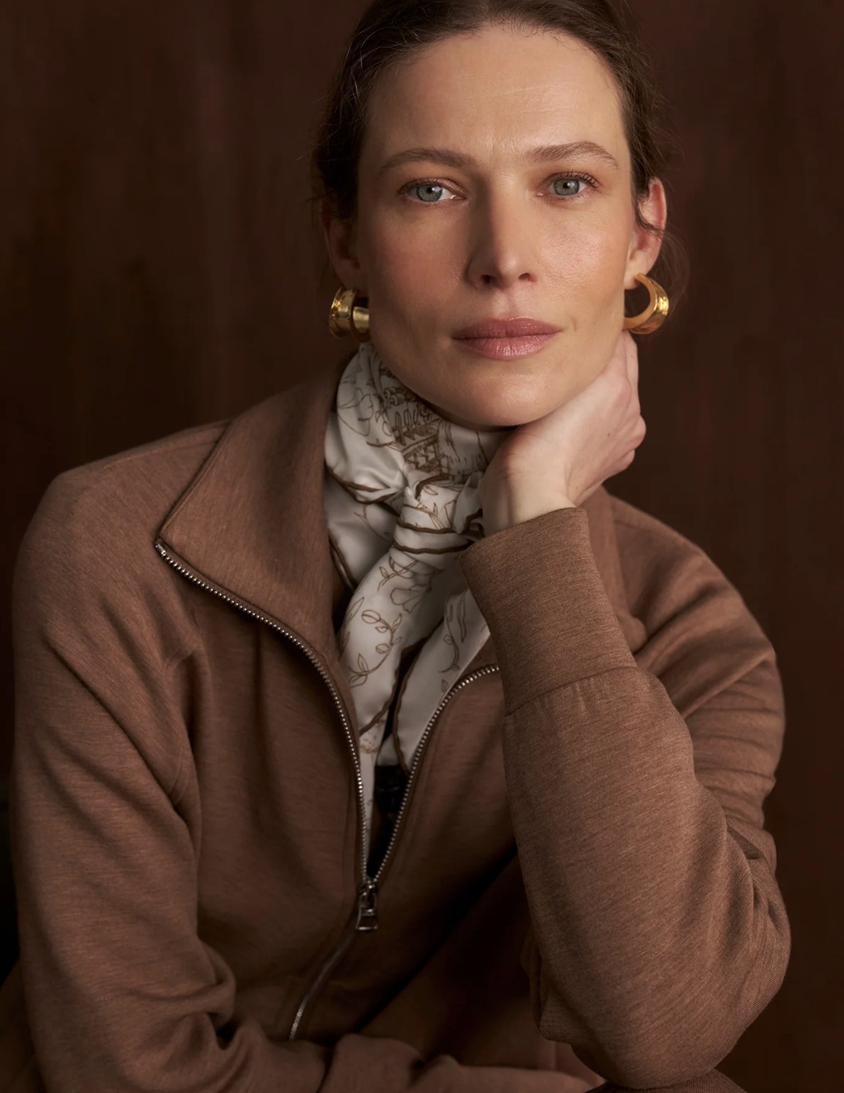 Varley Tyde Zip Through Sweat