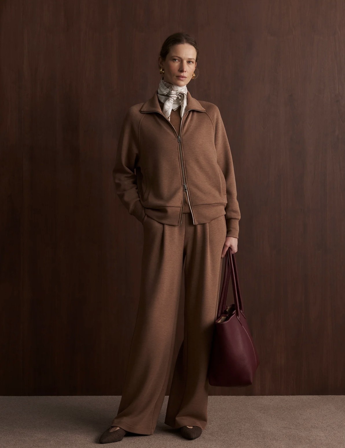 Varley Tyde Zip Through Sweat