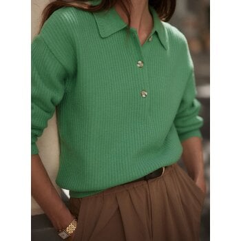 Varley Marlie Polo Knit Sweater