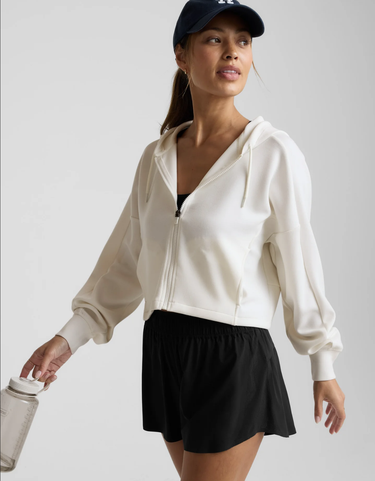 Beyond Yoga Softspring Full Zip Hooded Jacket