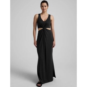 Beyond Yoga Around The World Twist Front Maxi Dress