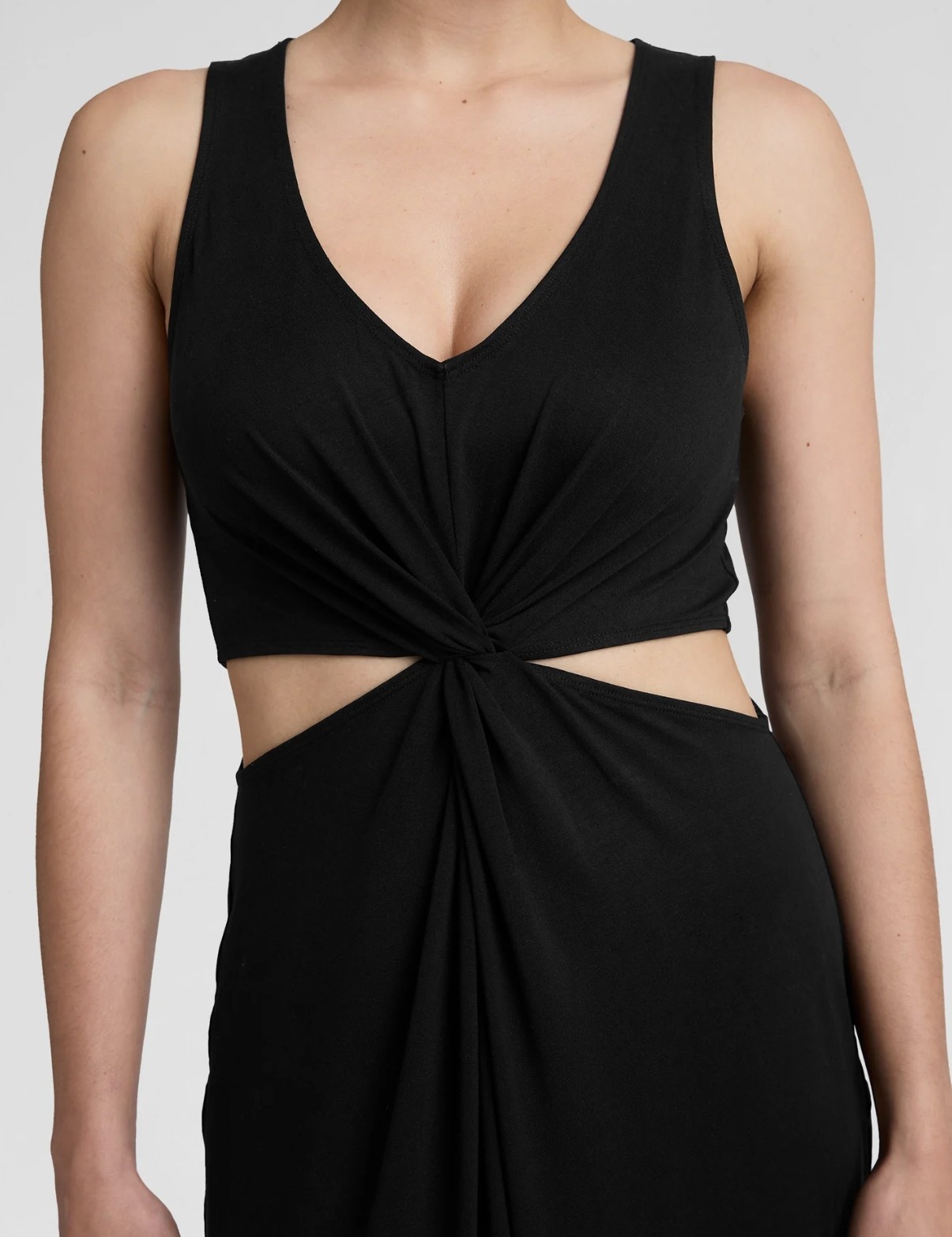 Beyond Yoga Around The World Twist Front Maxi Dress