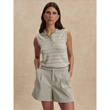 Varley Dannah Stripe Knit Top