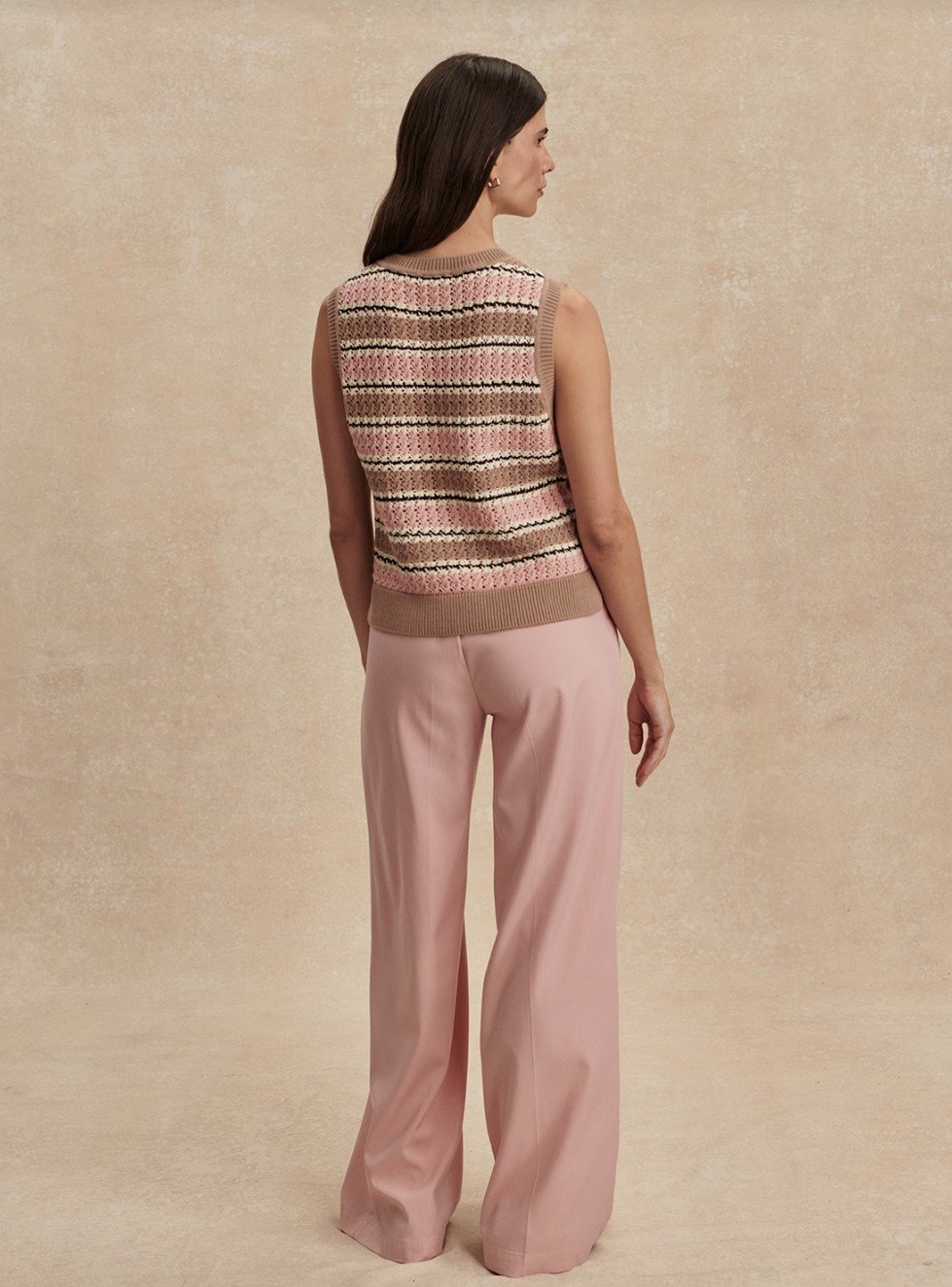 Varley Deeley Stripe Stitch Tank