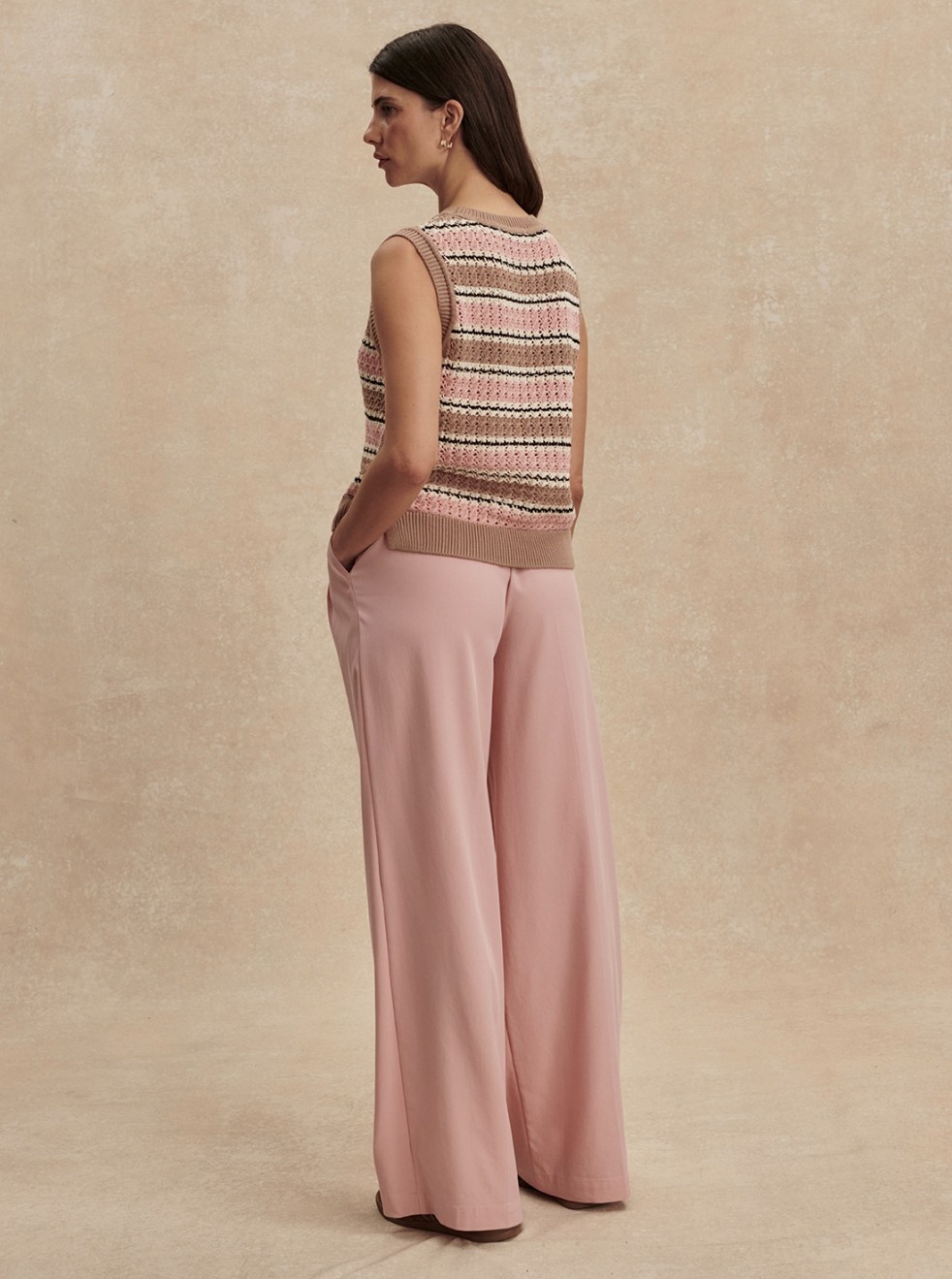 Varley Deeley Stripe Stitch Tank