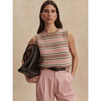 Varley Deeley Stripe Stitch Tank