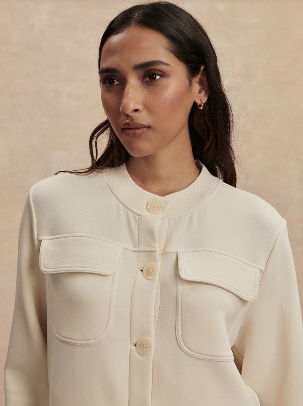 Varley Hartwell Button Through Sweat