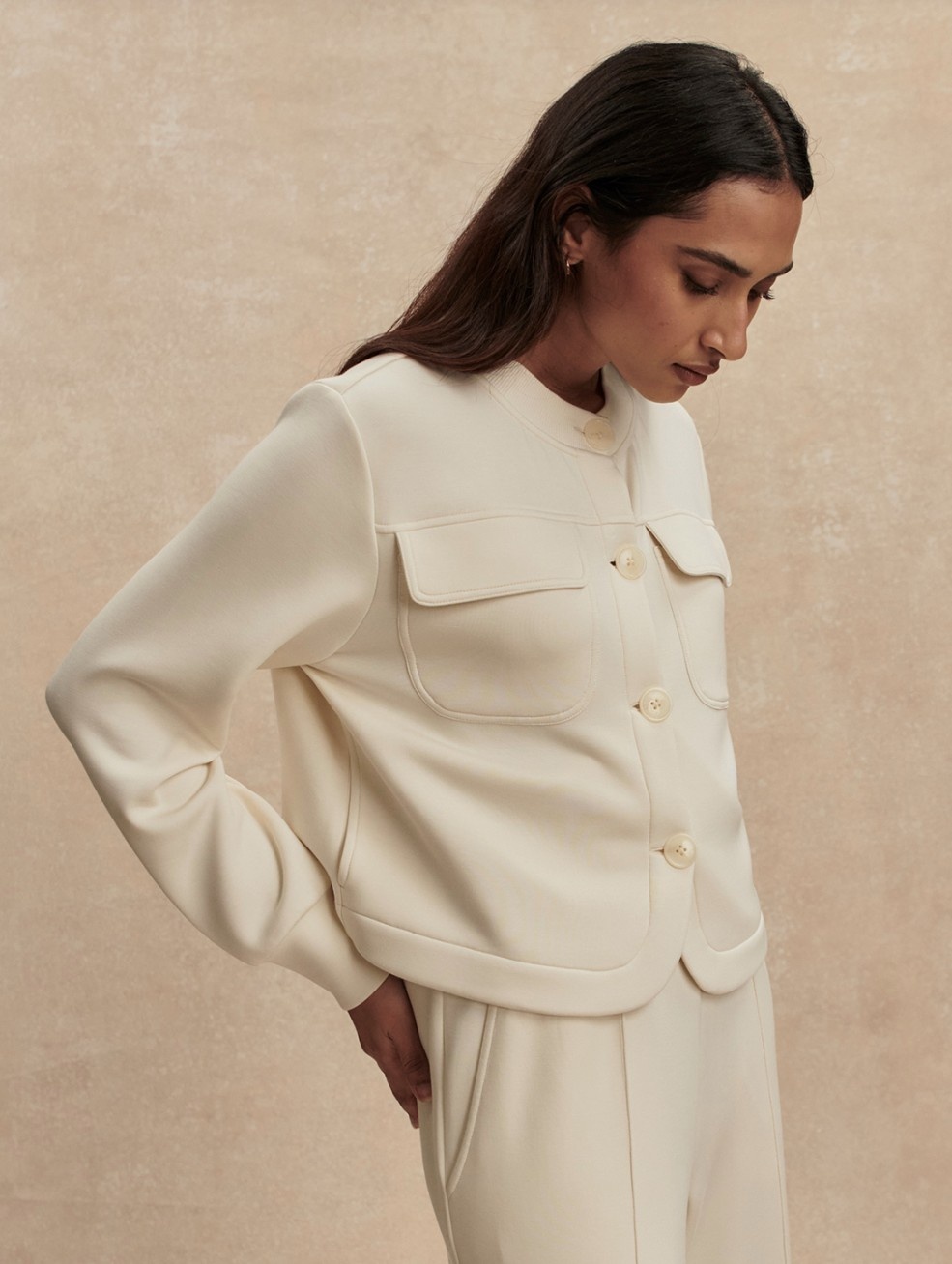 Varley Hartwell Button Through Sweat