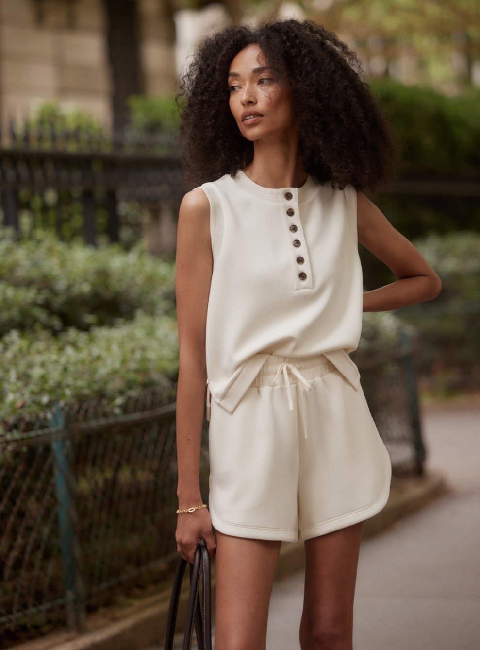 Varley Marla Button Placket Tank