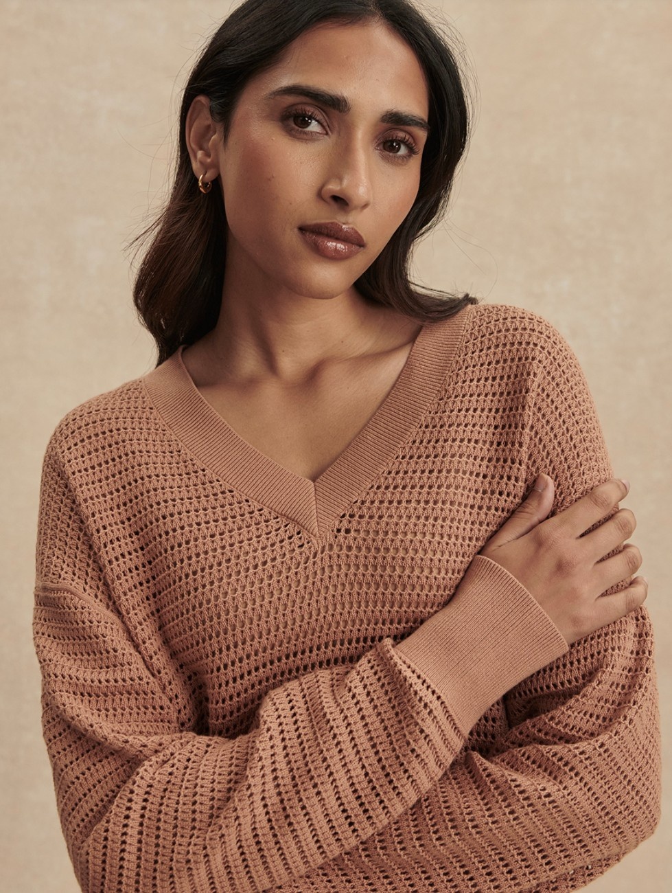 Varley Gaia V-Neck Sweater