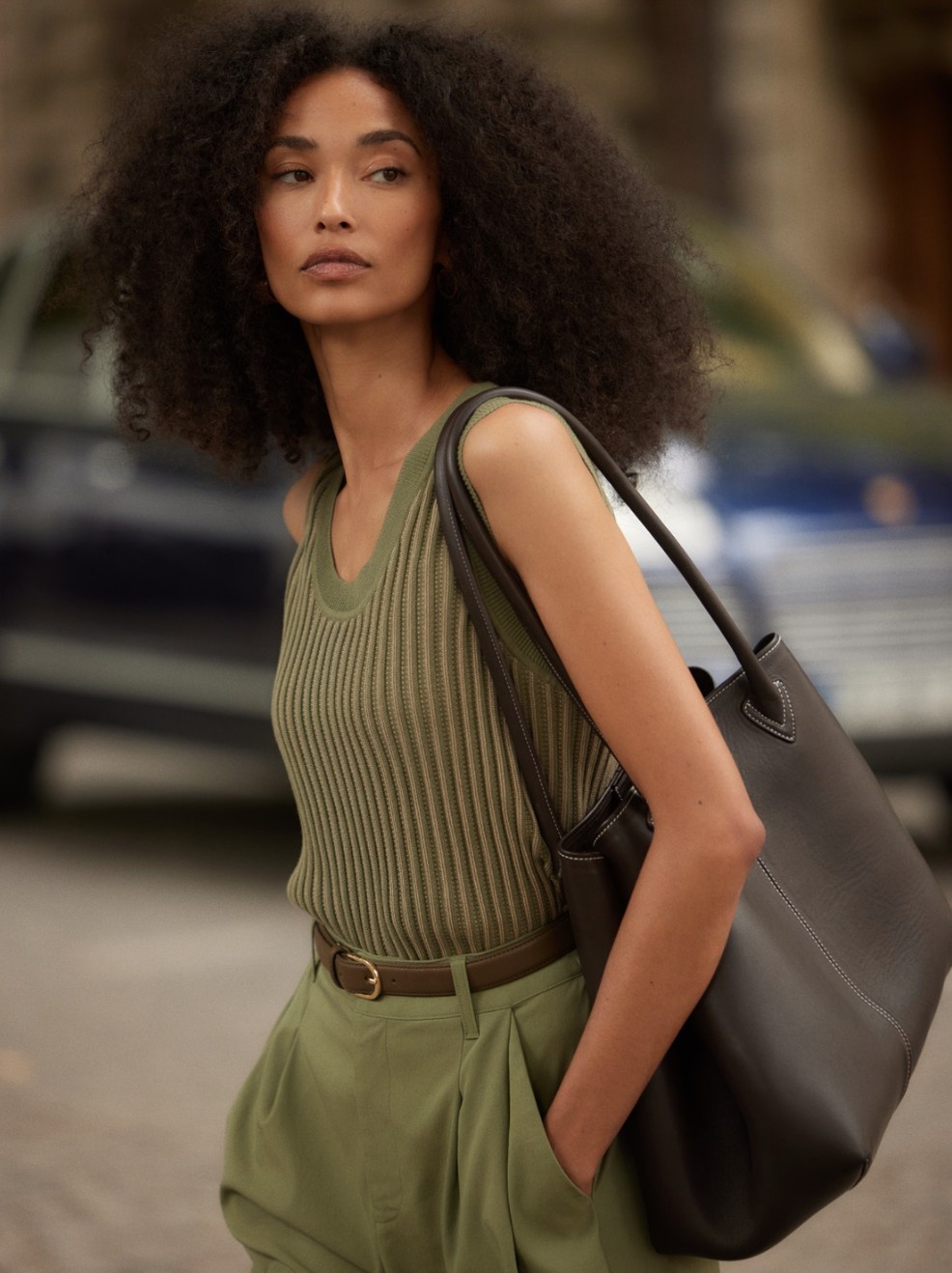 Varley Aldcroft Stitch Knit Tank