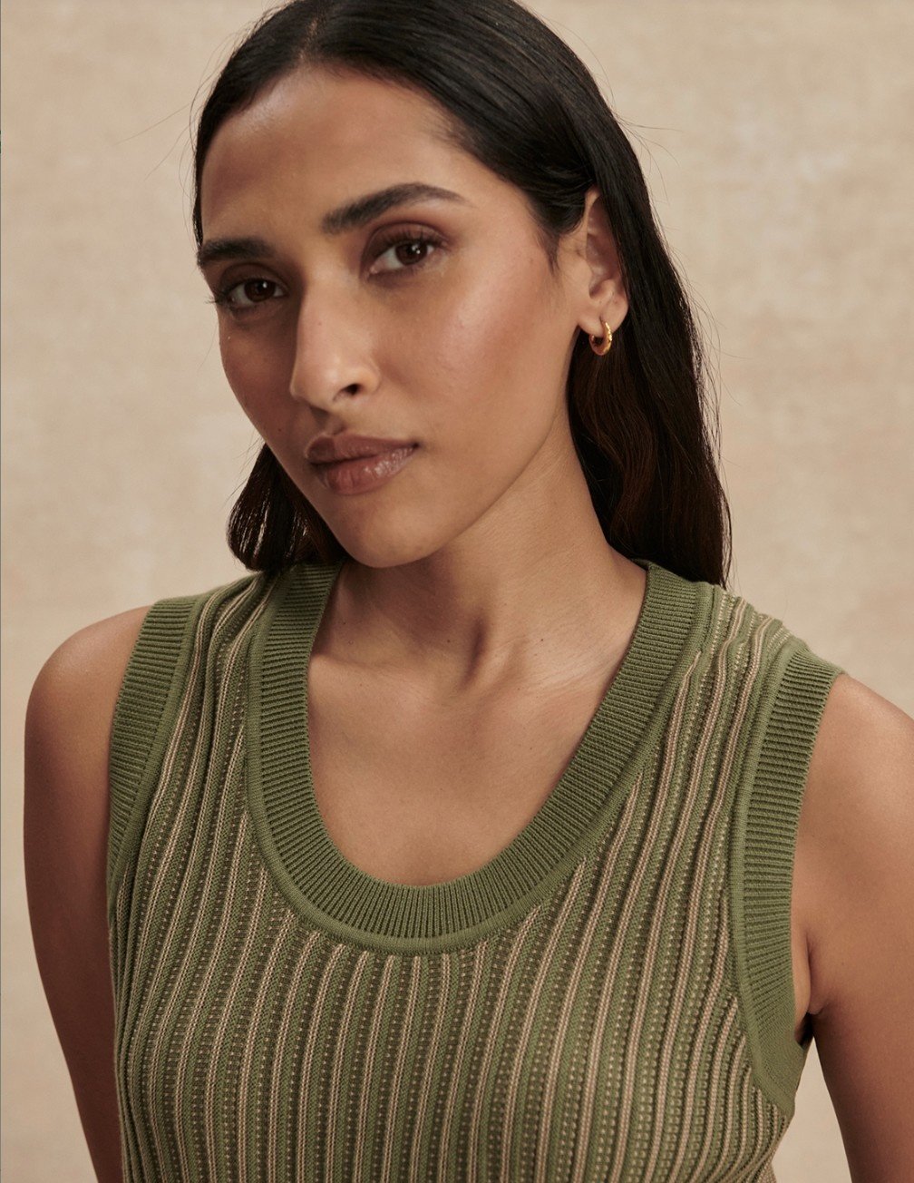 Varley Aldcroft Stitch Knit Tank