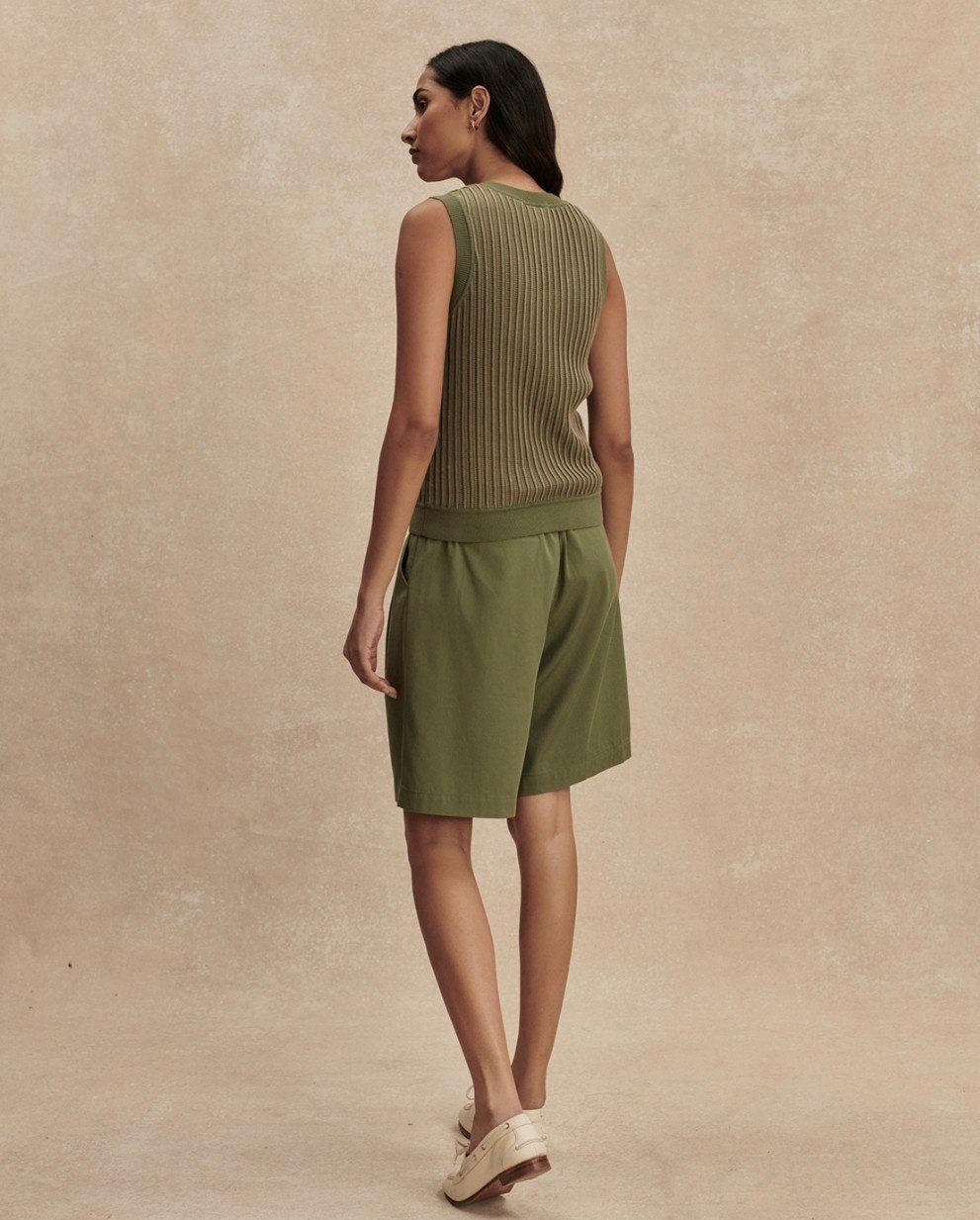 Varley Aldcroft Stitch Knit Tank