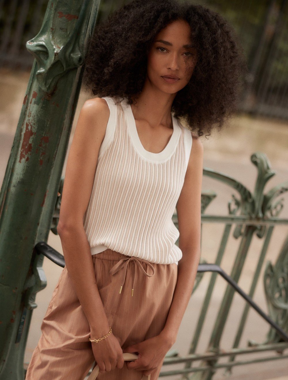 Varley Aldcroft Stitch Knit Tank