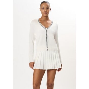 Splits59 Bekah Knit Cardigan White/Indigo