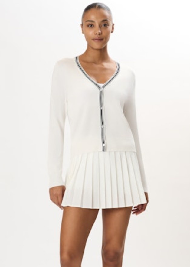 Splits59 Bekah Knit Cardigan White/Indigo