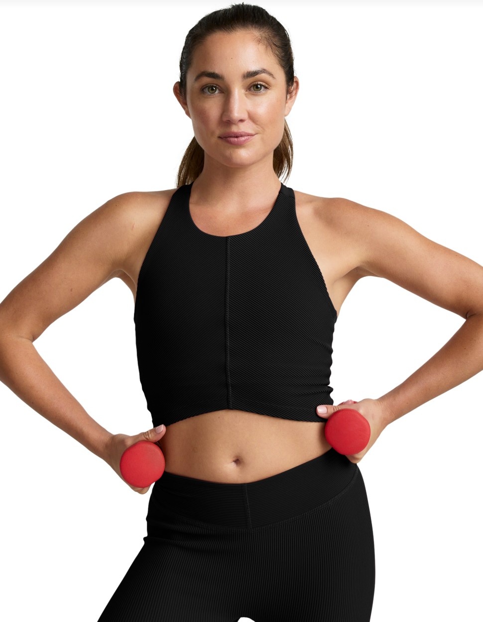 Beyond Yoga Impulse Ribbed High Neck Tank