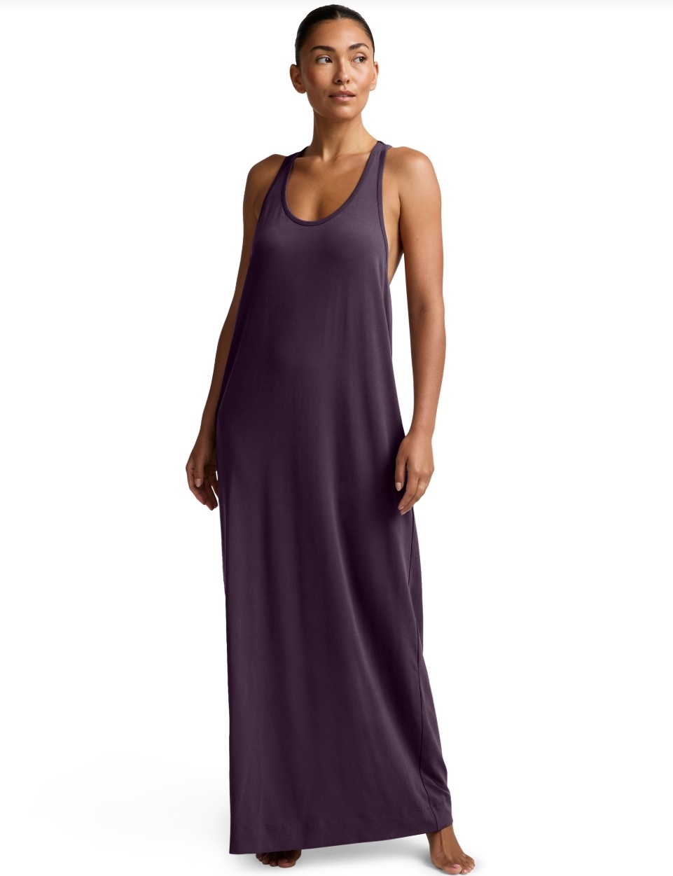 Beyond Yoga A Cut Above Racerback Maxi Dress