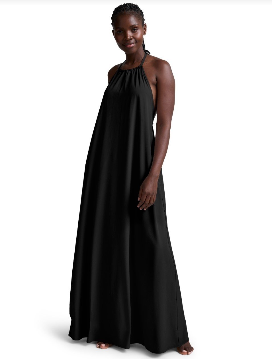 Beyond Yoga Go With The Flow Halter Dress