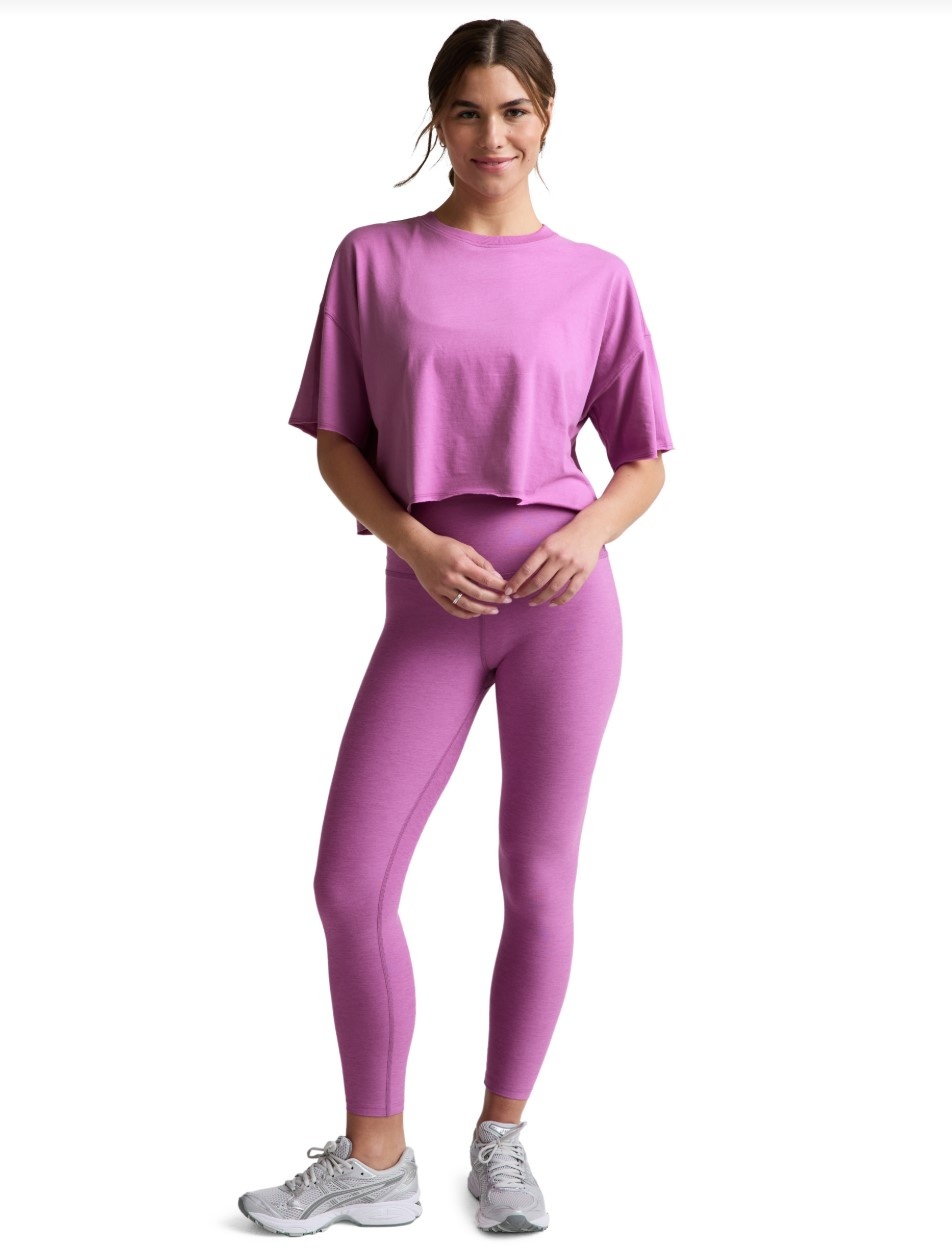 Beyond Yoga Better Than Ever Cropped Tee