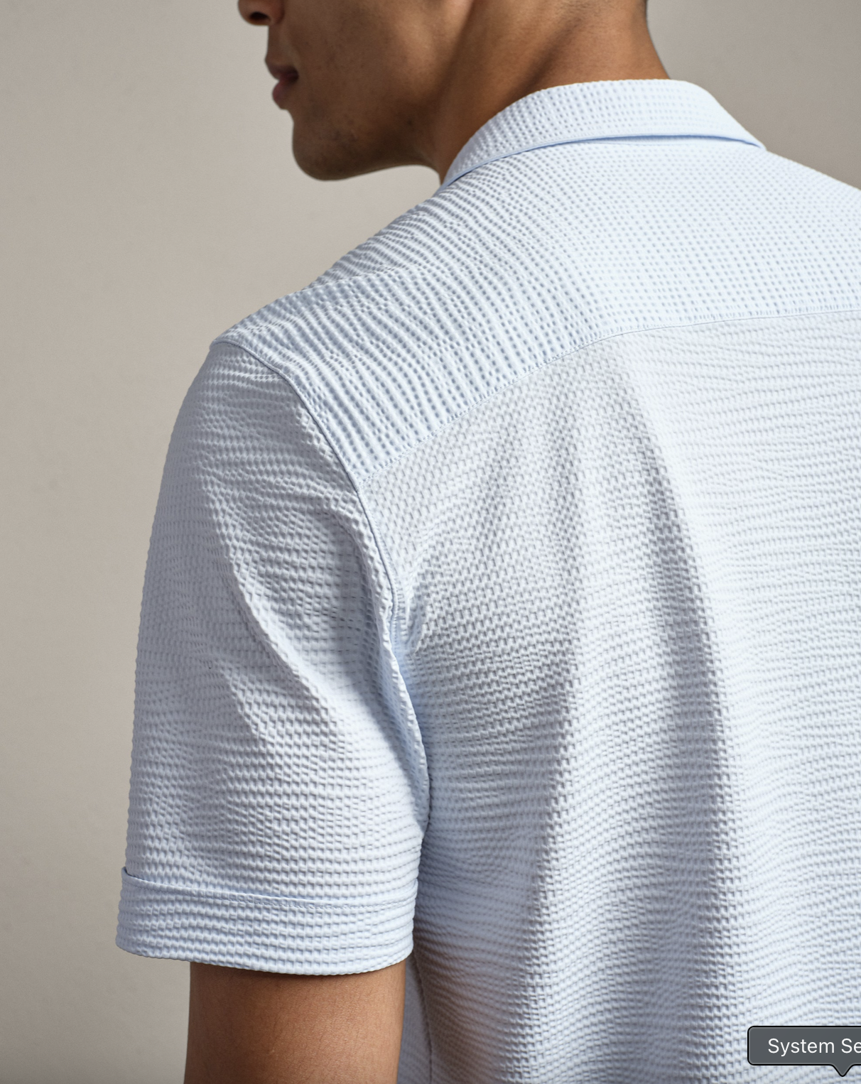 Rhone Commuter Seersucker Camp Collar Shirt