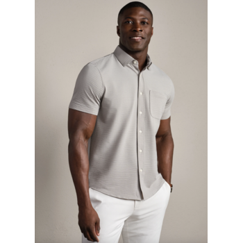 Rhone Commuter Seersucker Short Sleeve Shirt