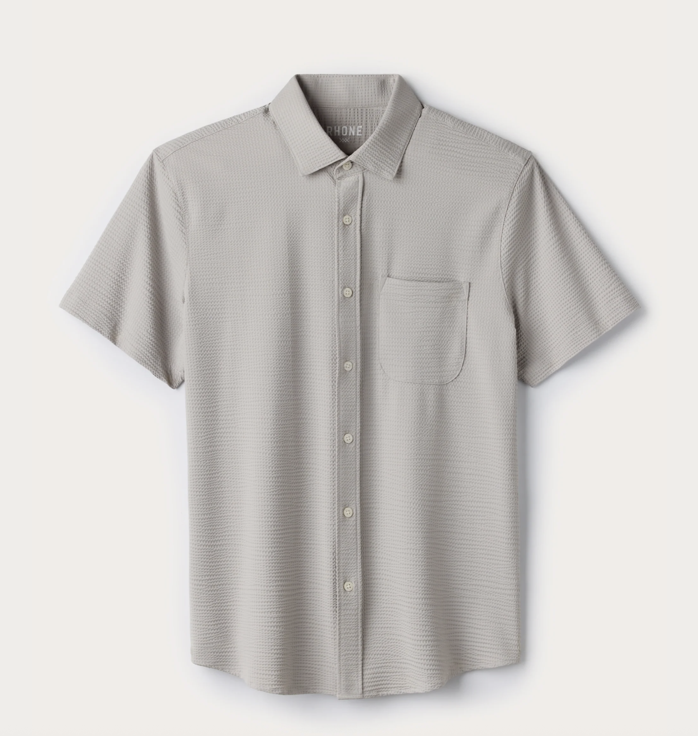 Rhone Commuter Seersucker Short Sleeve Shirt