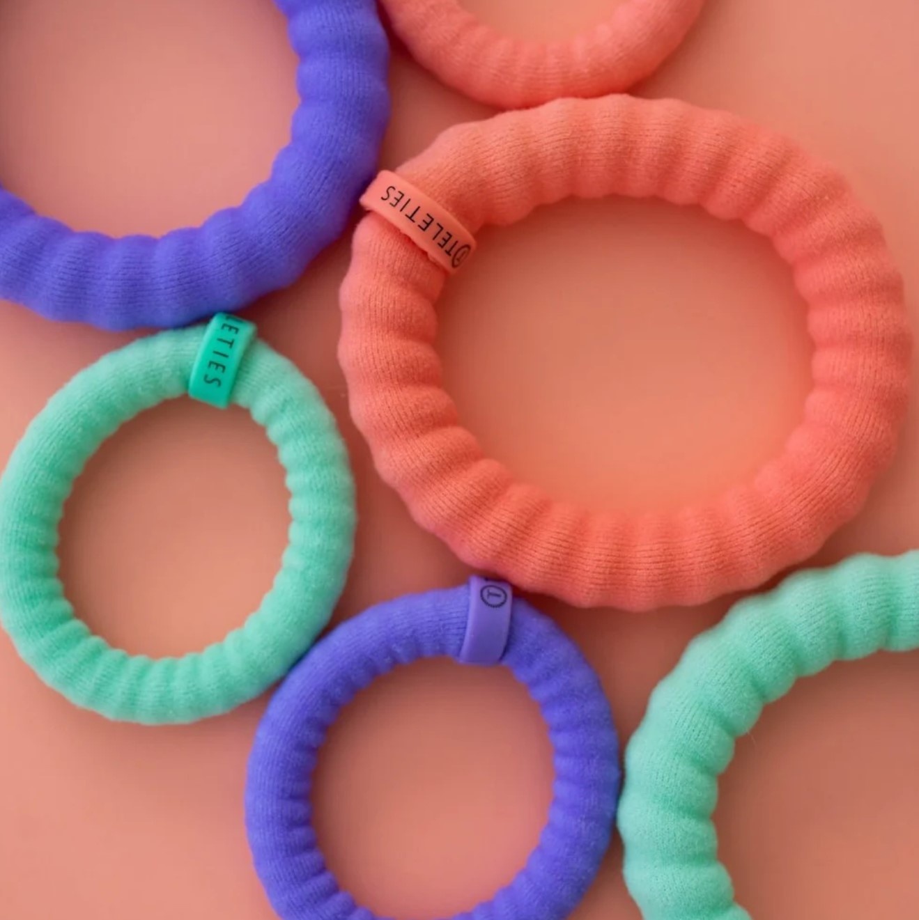 Teleties Large Nylon Hair Ties