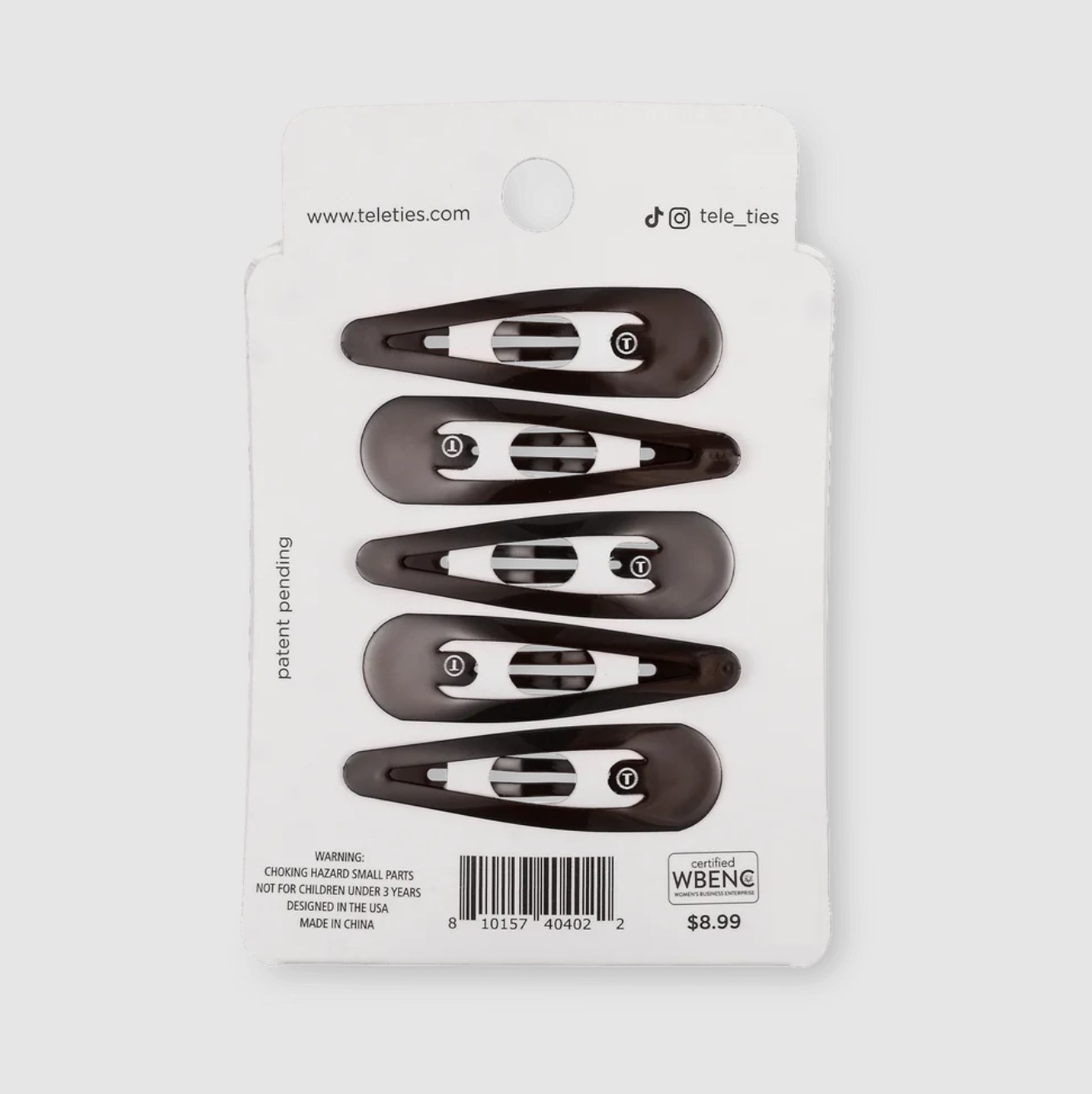 Teleties Snap Clips (6Ct)