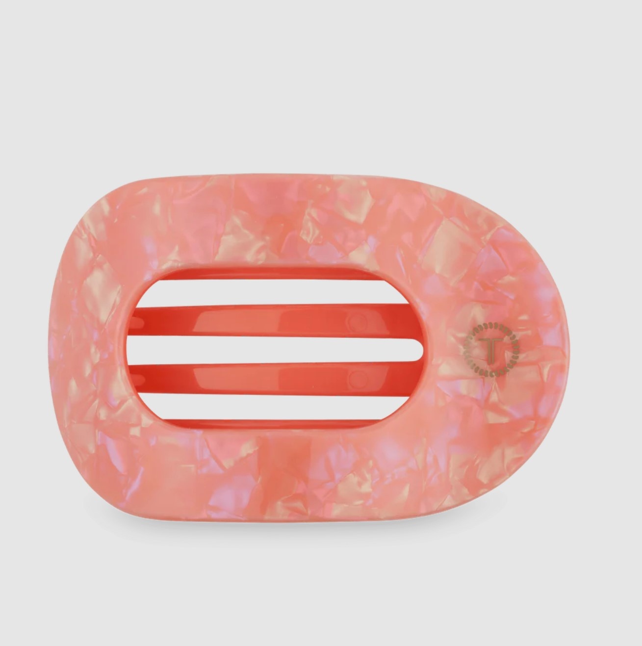 Teleties Large Flat Round Hair Clip