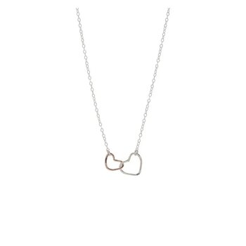Kenda Kist Interlocking Heart Necklace 18"
