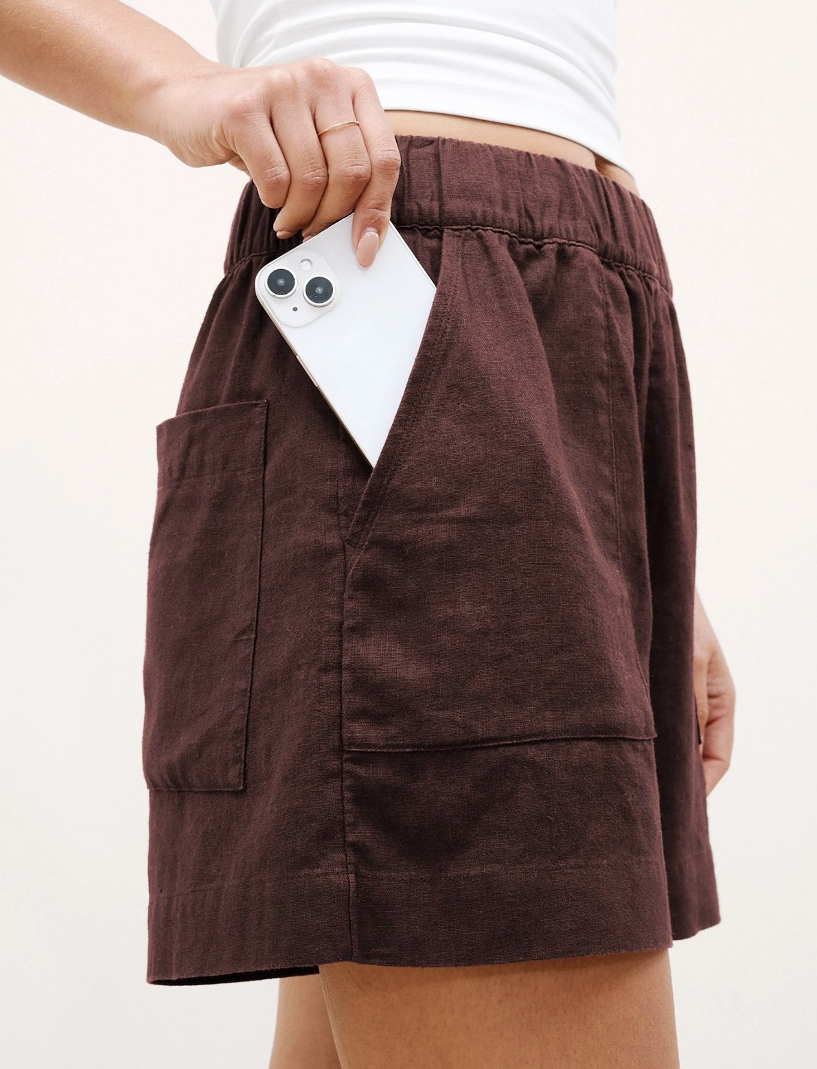 Beyond Yoga Softwash Linen Easy Short