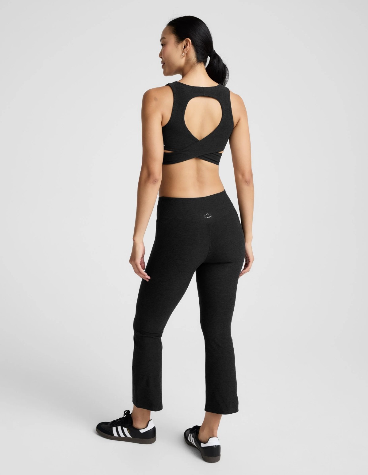 Beyond Yoga Spacedye Pintuck Kick Flare High Waisted Pant