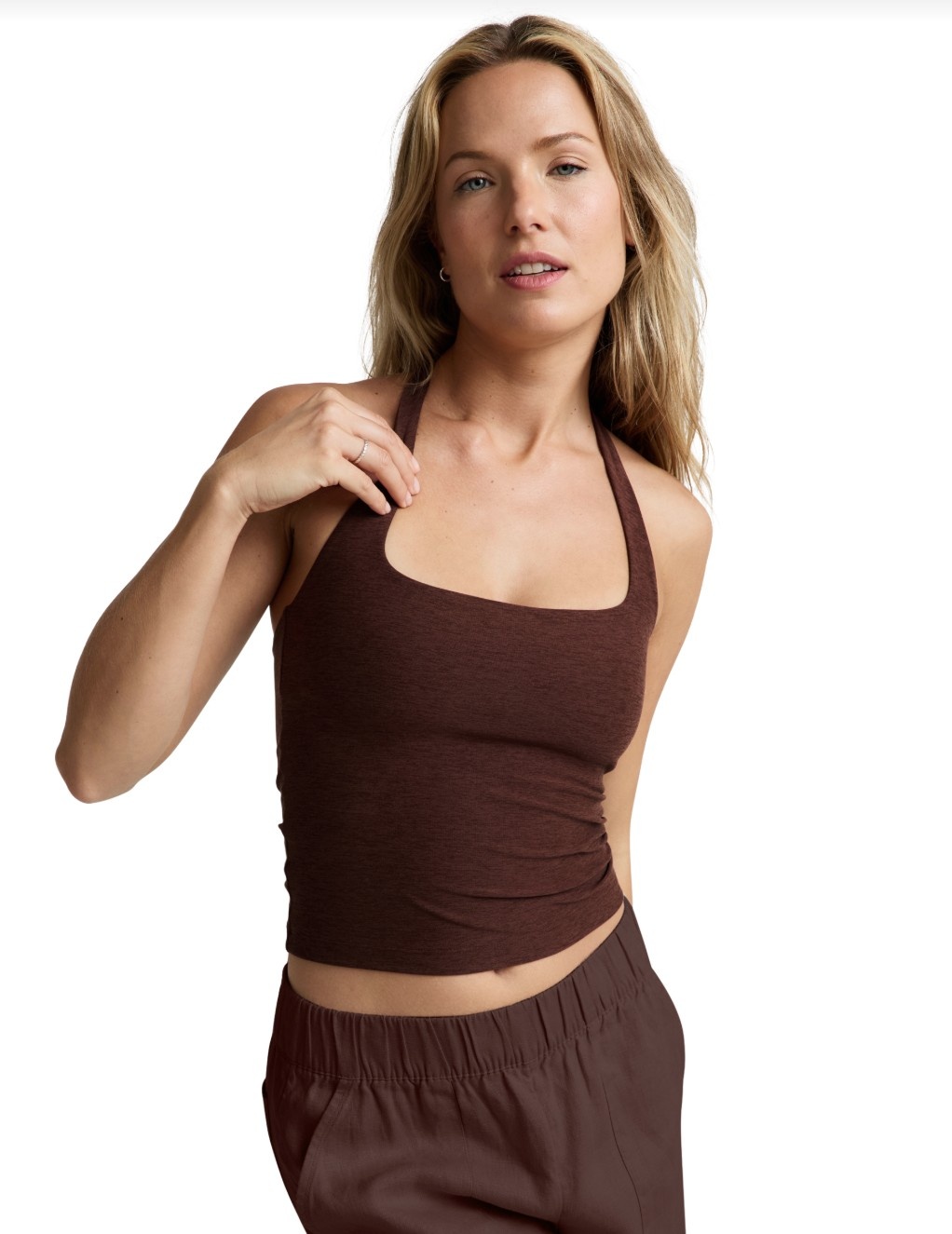 Beyond Yoga Spacedye Square Neck Halter Tank
