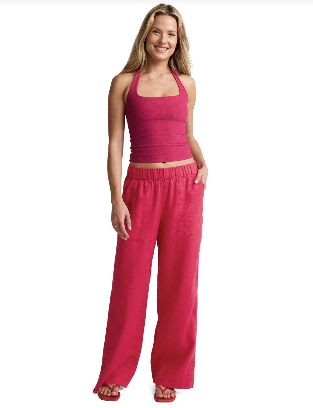 Beyond Yoga Spacedye Square Neck Halter Tank