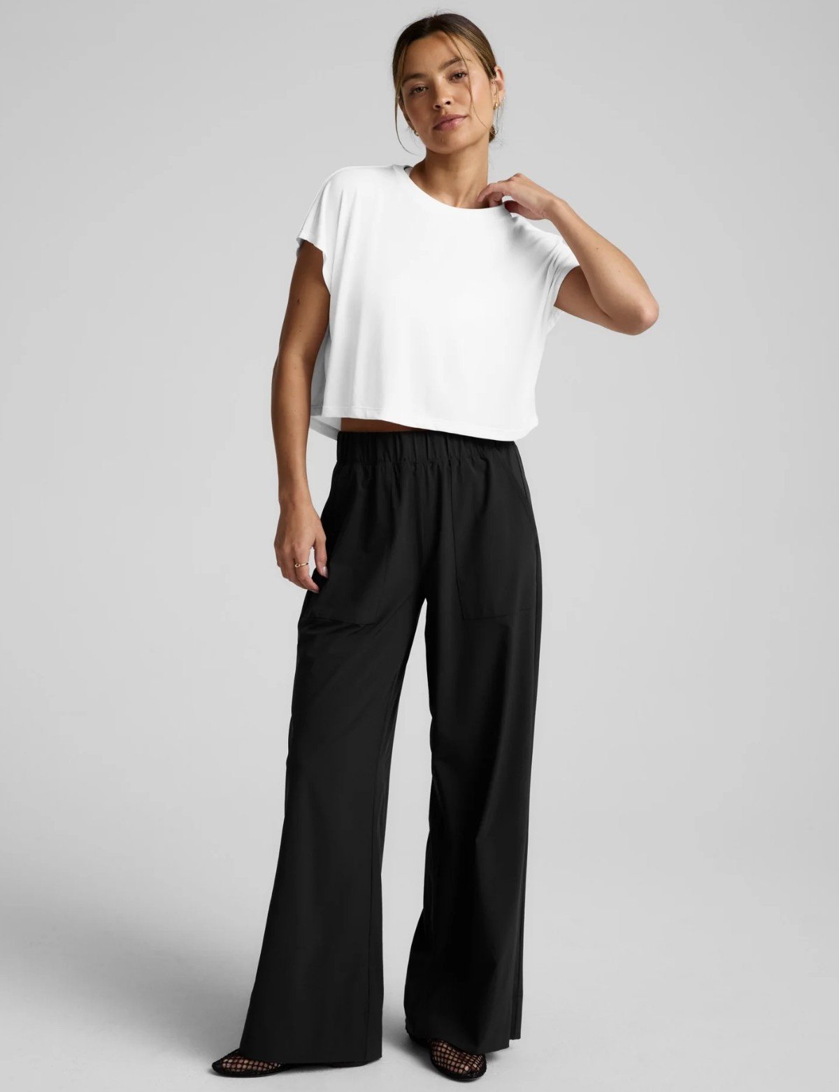 Beyond Yoga Studio Luxe Cropped Tee