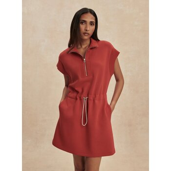 Varley Avaya Half Zip Dress