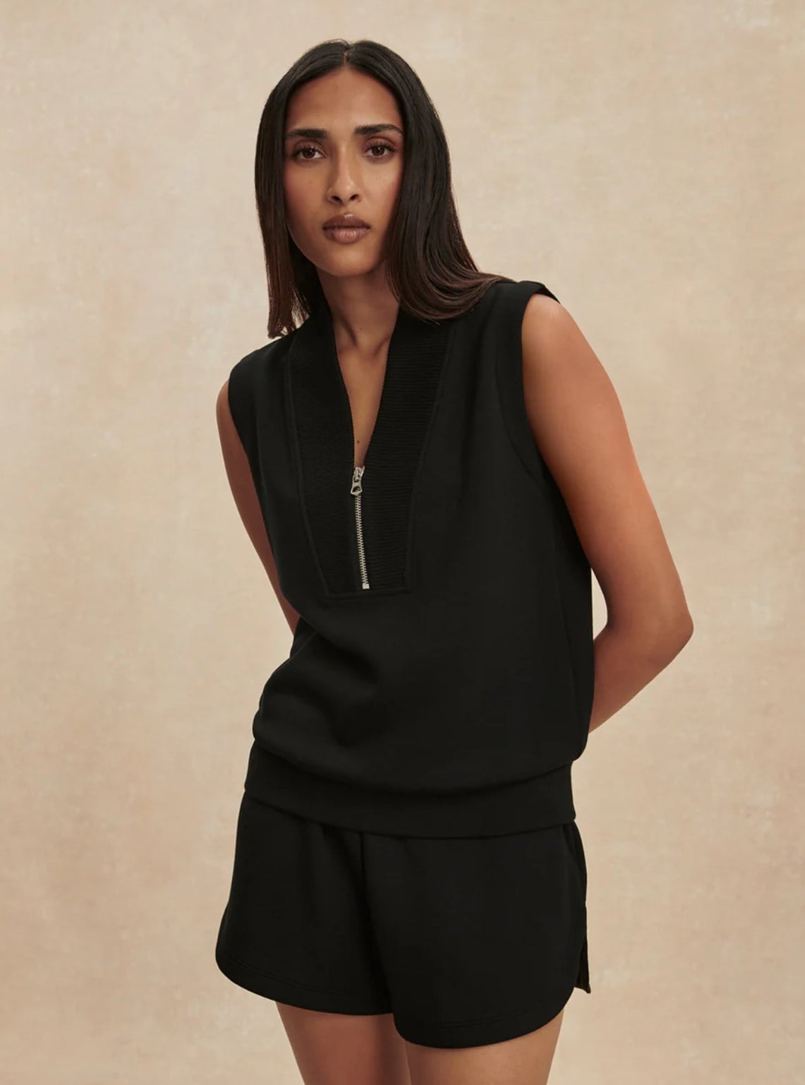 Varley Beau Sleeveless Half Zip