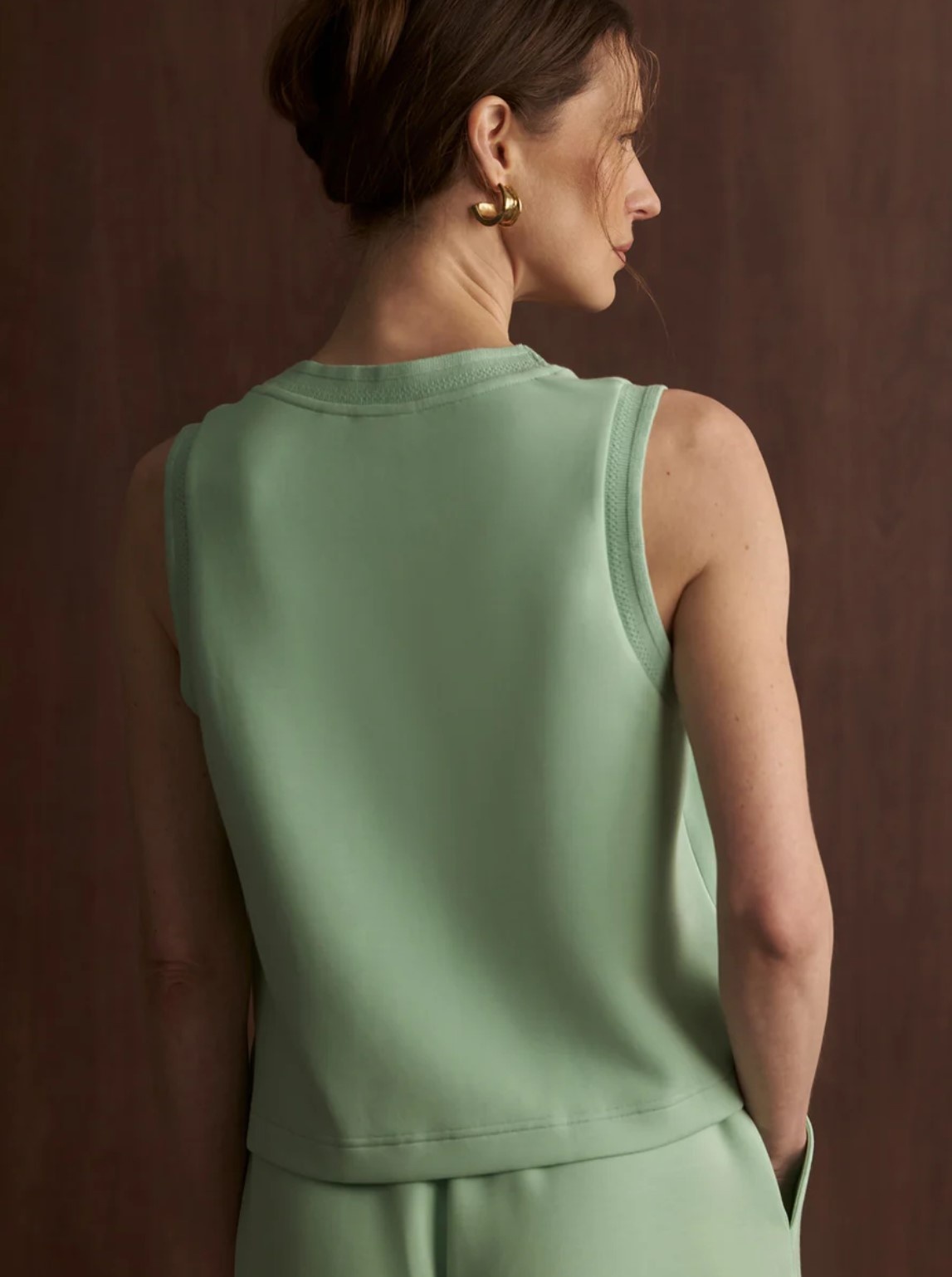 Varley Cambrie Scoop Neck Tank