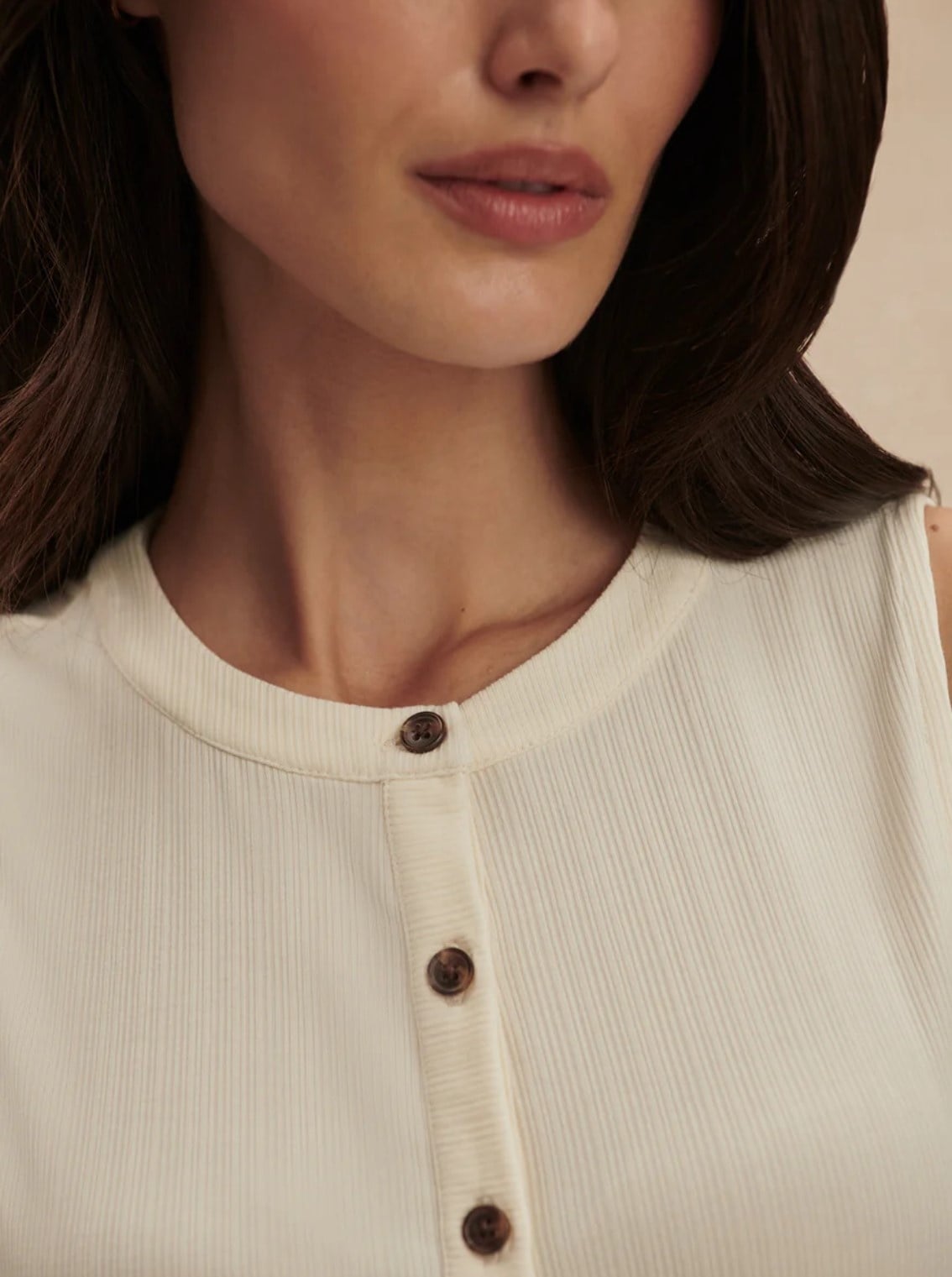 Varley Latia Button Through Tank