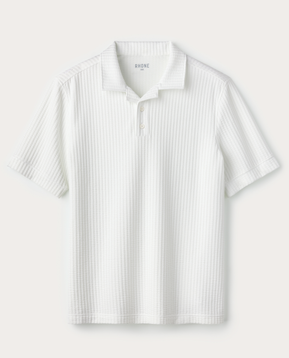 Rhone Casual Seersucker Polo