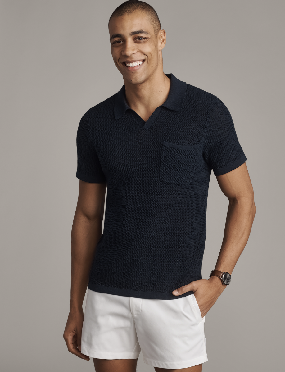 Rhone Coastal Johnny Collar Polo