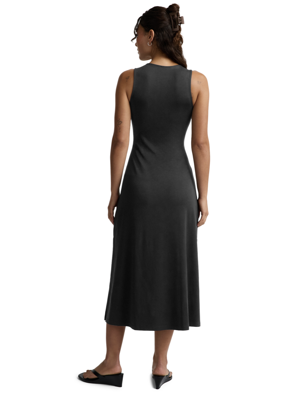 Beyond Yoga Twist Cutout Midi Dress