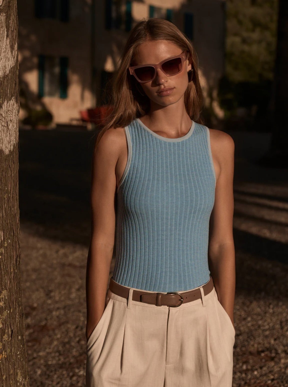 Varley Hanson Rib Knit Tank