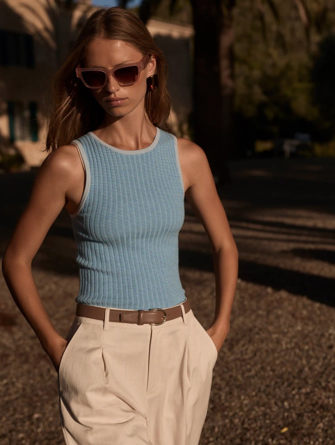 Varley Hanson Rib Knit Tank