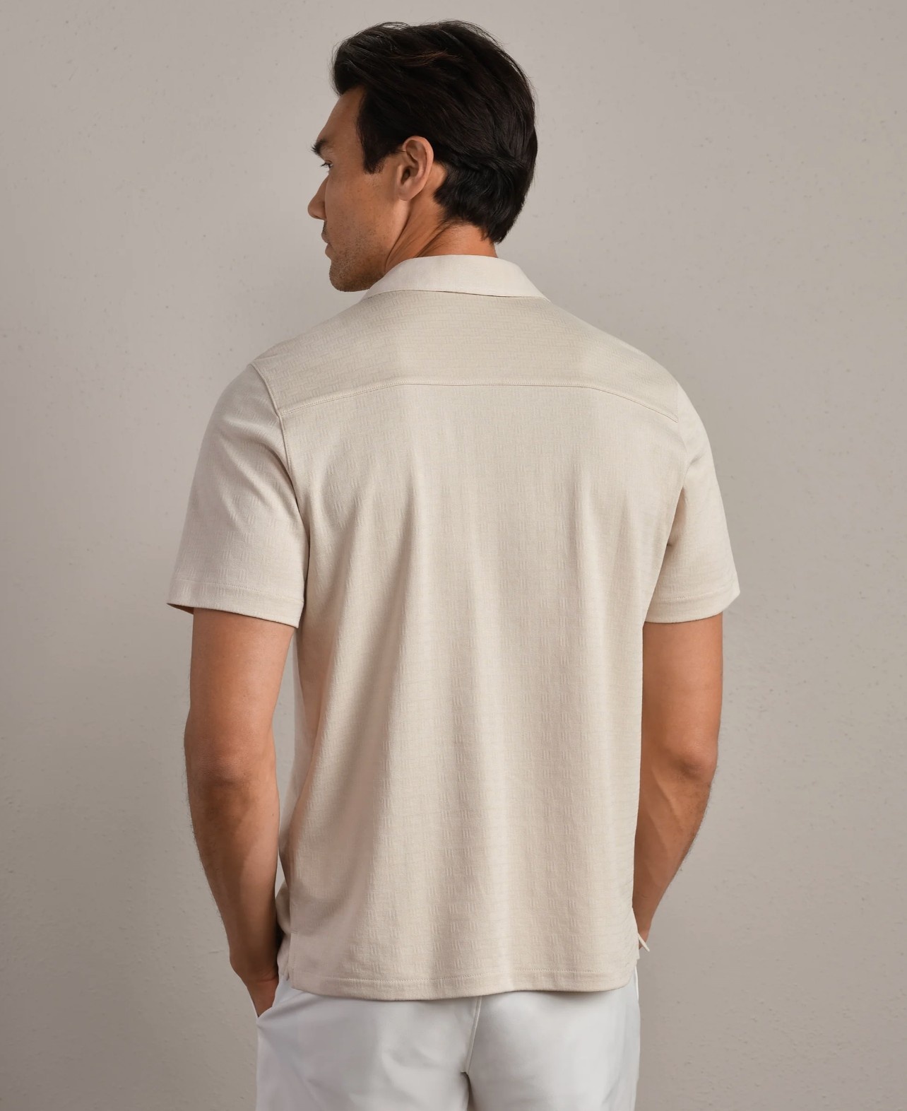 Rhone Palms Camp Collar Shirt